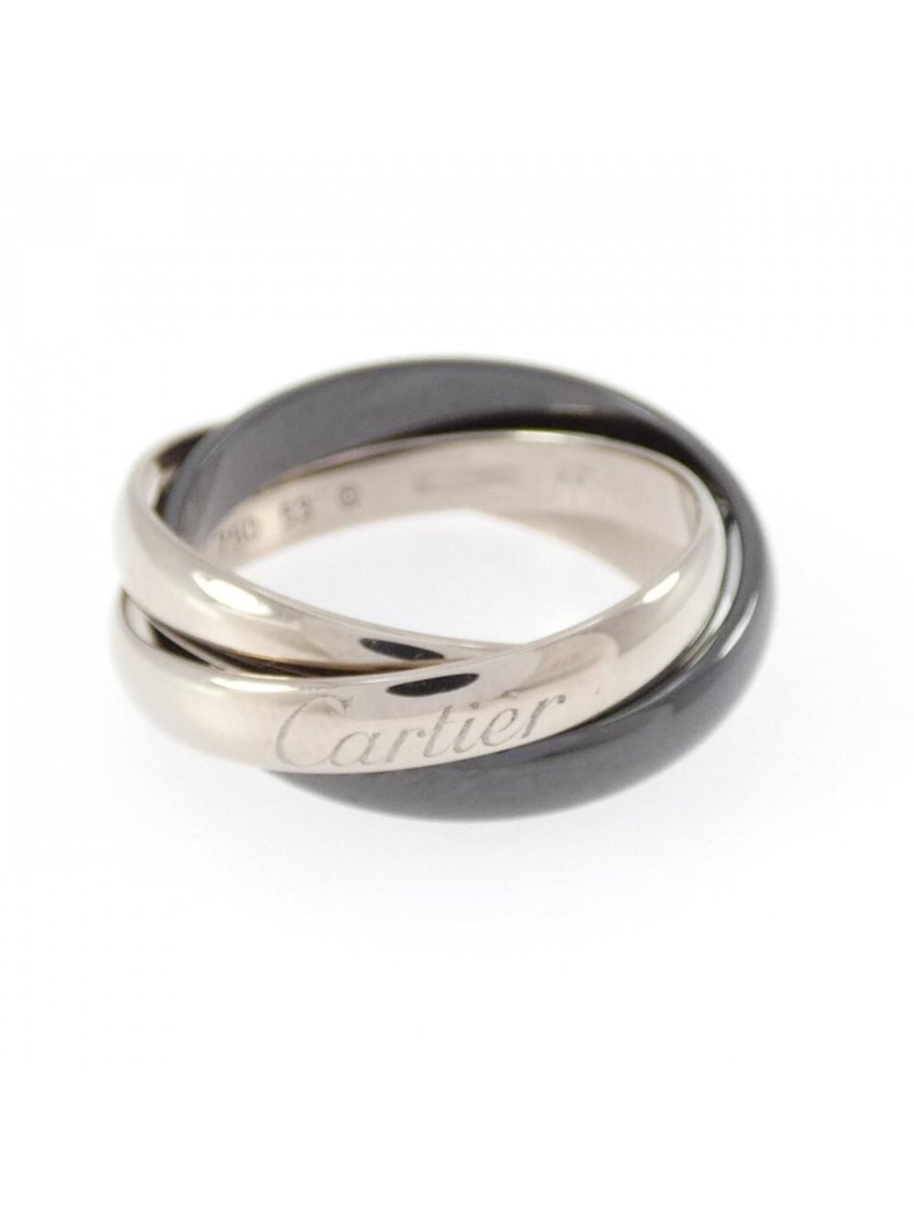 Cartier Trinity Black &white Ring